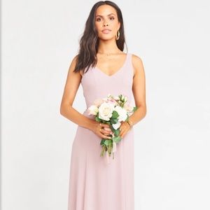 Show me your Mumu- Jenn Maxi Dress ~ Neutral Mauve Chiffon